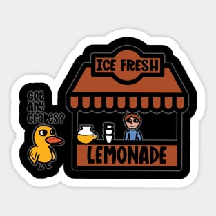 Got Any Grapes // Lemonade Stand Sticker